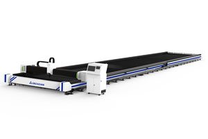 DS-16055H 12кВт 3D — оптоволоконный лазерный станок для резки листового проката