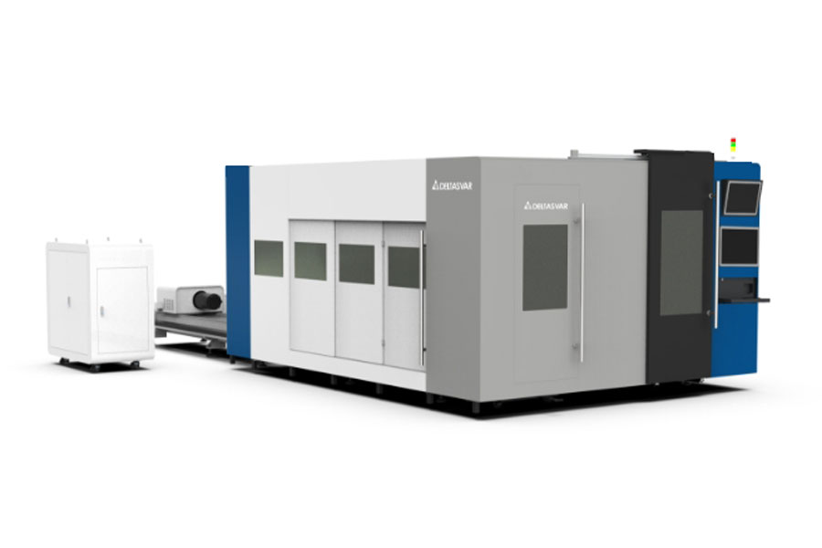 DS-3015CT — лазерный станок с закрытой платформой для резки листа и трубы