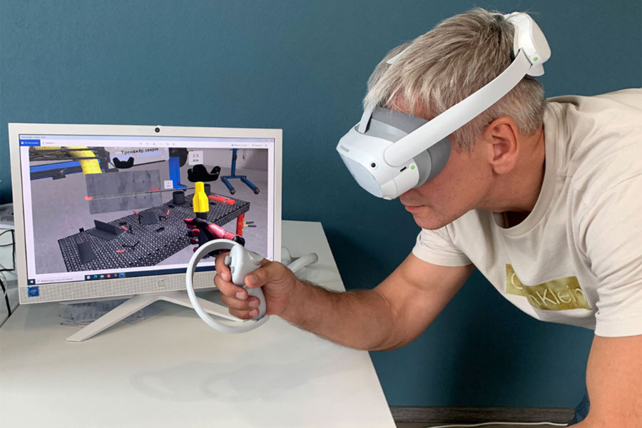 Мобильный симулятор сварки