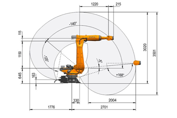 Промышленный робот KUKA KR 120 R2700-2