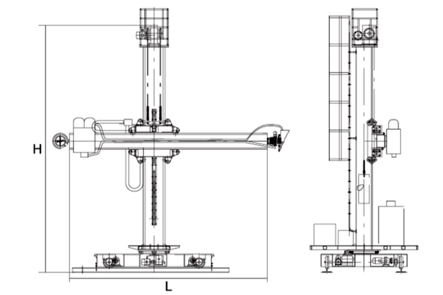 Сварочная колонна тяжелого типа