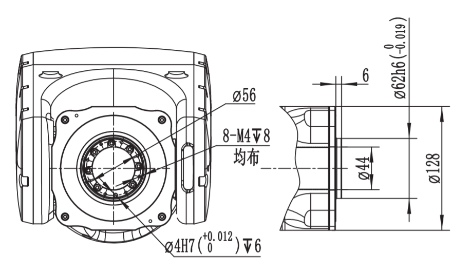 Размеры фланца Размеры фланца