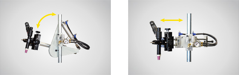 Пневматическая система для опускания/поднимания горелки