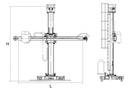Сварочная колонна среднего типа