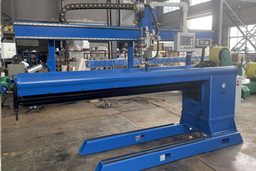 Установка для сварки продольных швов DH-1500