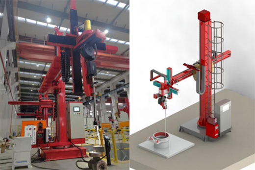 Установка для автоматической наплавки (TIG) горячей проволокой