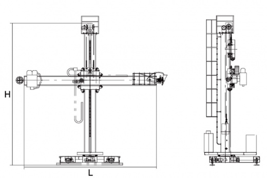 Сварочная колонна сверхтяжелого типа