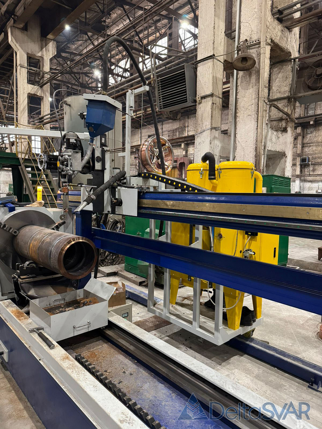 Обеспечение производства установкой для сварки и наплавки валов