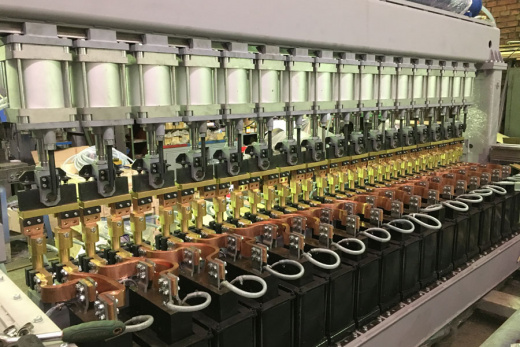 Машина для многоэлектродной сварки арматурных сеток МТМ-3300К1