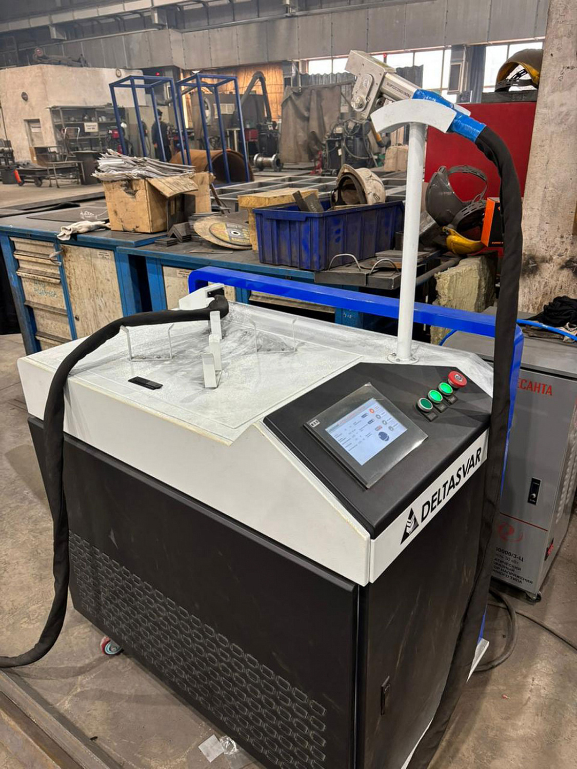 Внедрение на производство лазерного аппарата для очистки металла от ржавчины