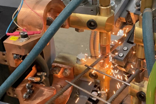 Линия точечной сварки двухветвевых каркасов ЛТС-320К2-2