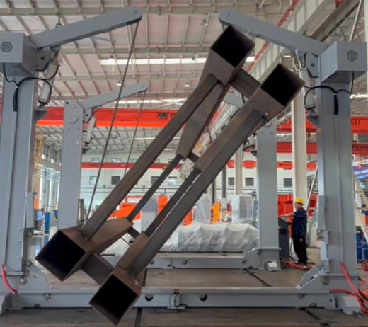 Двухстоечный цепной кантователь КЦ-38-4/2Р